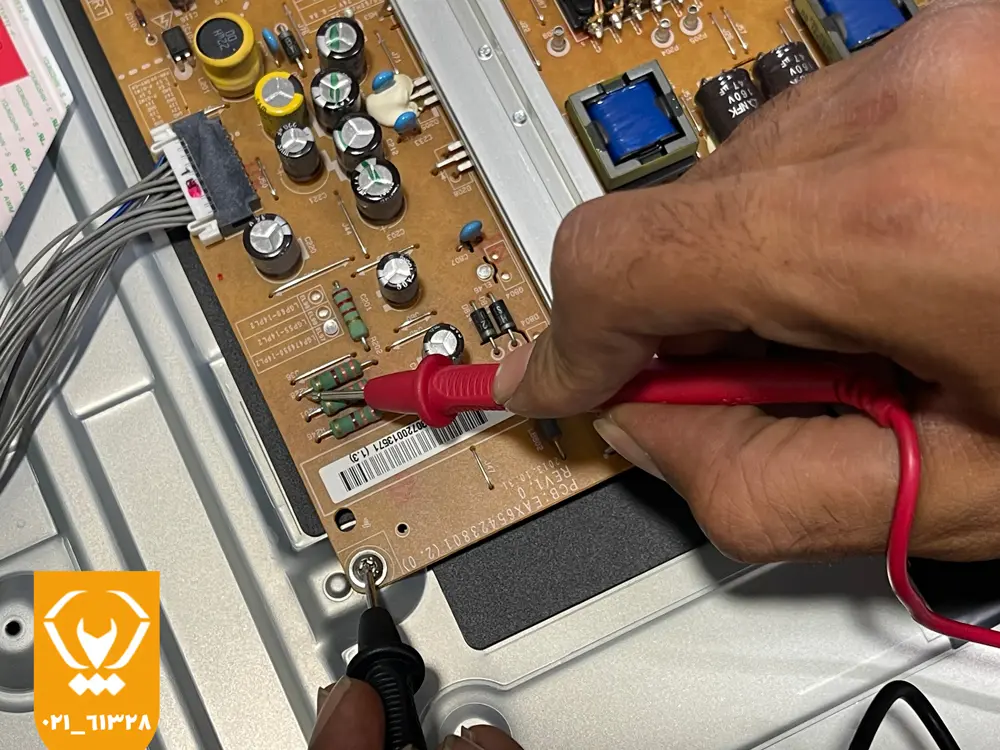 بهم ریختگی رنگ در تلویزیون ال جی