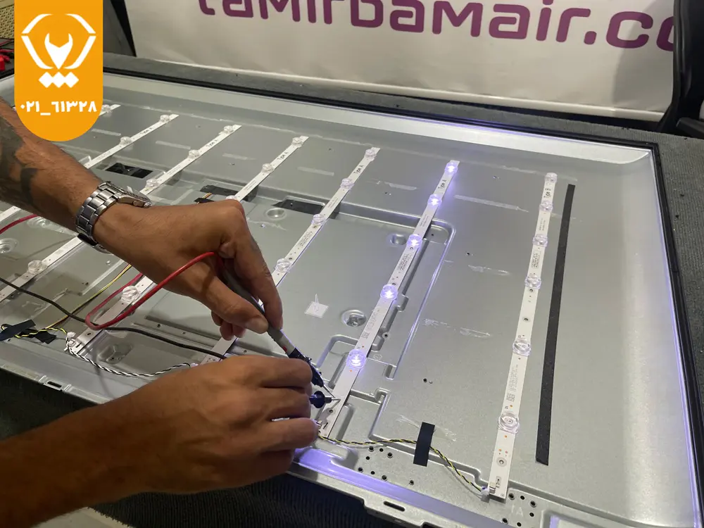 علت آبی شدن رنگ تلویزیون ال جی